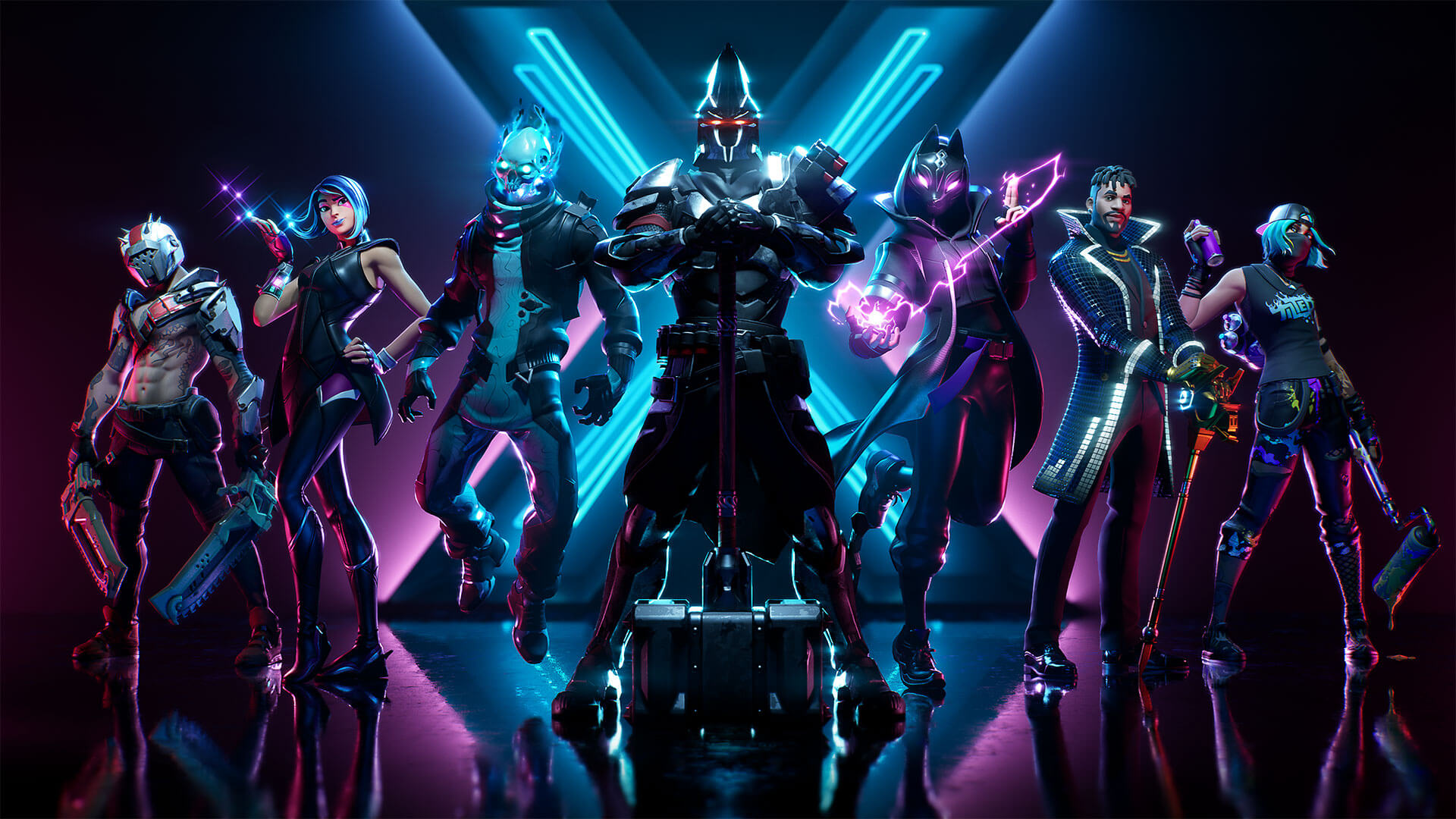 Fortnite Season X cast